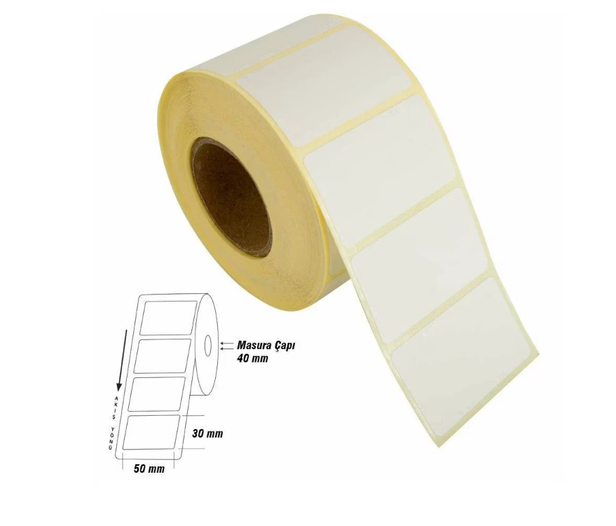 30x50 LAMİNE ETİKET